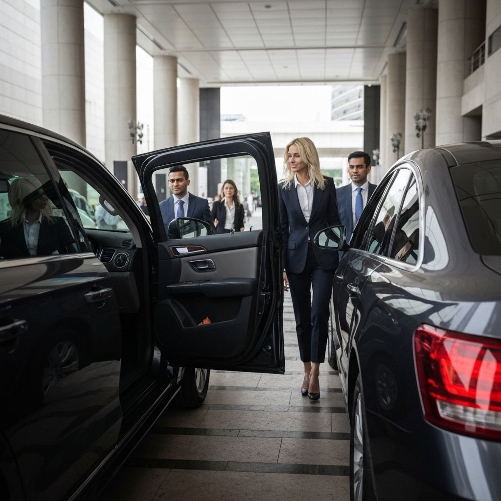 Transporte para reuniões e eventos corporativos